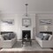 Ekena Millwork Bradford Classic Medallion (Canopies up to 8 5/8"), 13"OD x 7 1/2"ID x 3/4"P, Cloud Burst Crackle CM13BRCBC - alternate 4